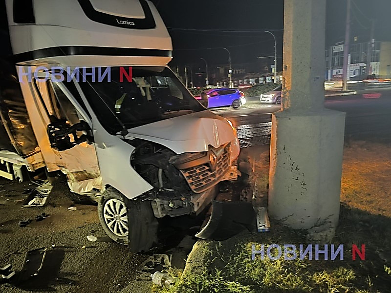 У Миколаєві в ДТП потрапила вантажівка, що перевозила заморожені тіла собак — фото 1