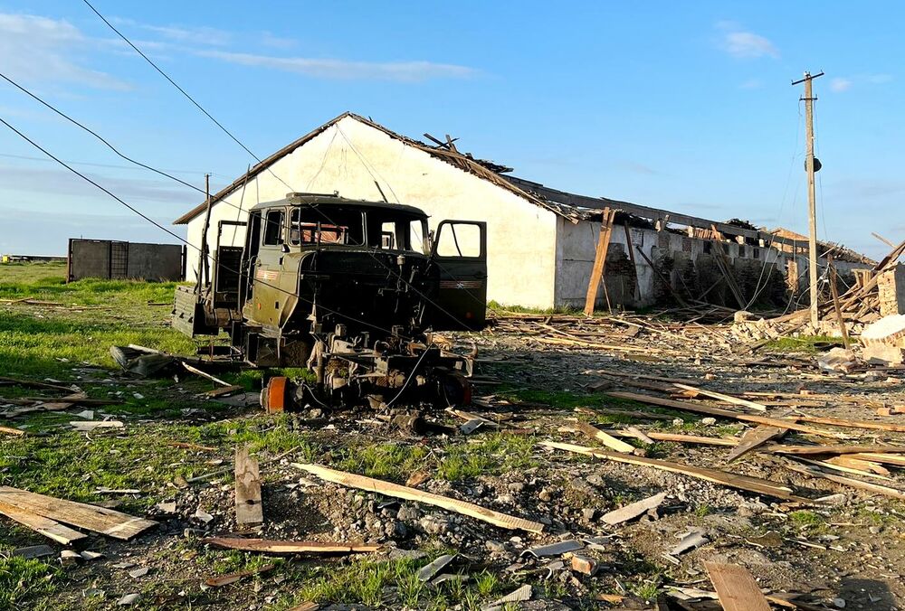 Російські військові атакували дронами поліцейські авто у Херсоні