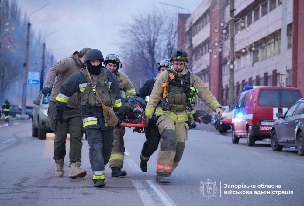 Одиннадцать раненых в Запорожье находятся в реанимации