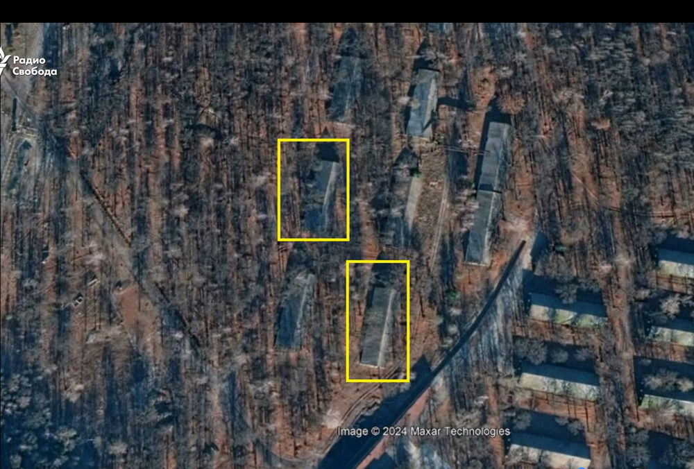 Появился спутниковый снимок последствий удара по базе ракетно-артиллерийского управления ВС РФ под Курском