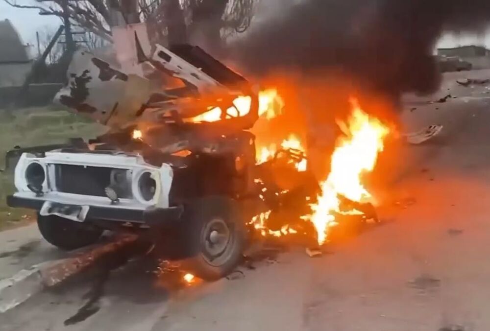 На Херсонщині підірвали авто поліцейського-колаборанта