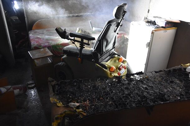 В Одессе вспыхнул пожар в санатории: есть пострадавший