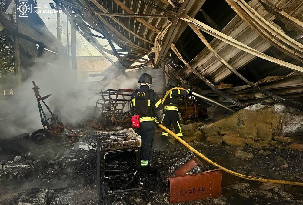 Российские дроны атаковали Киевщину