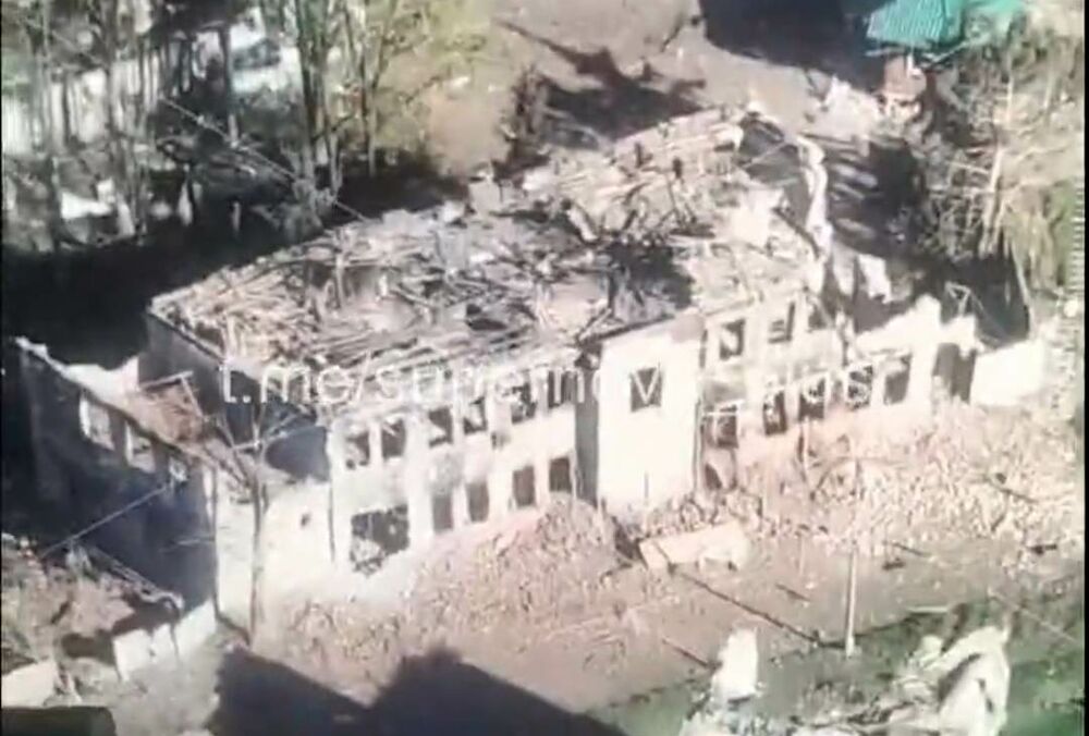 Російські військові знищили будівлю міськгазу в Бахмуті