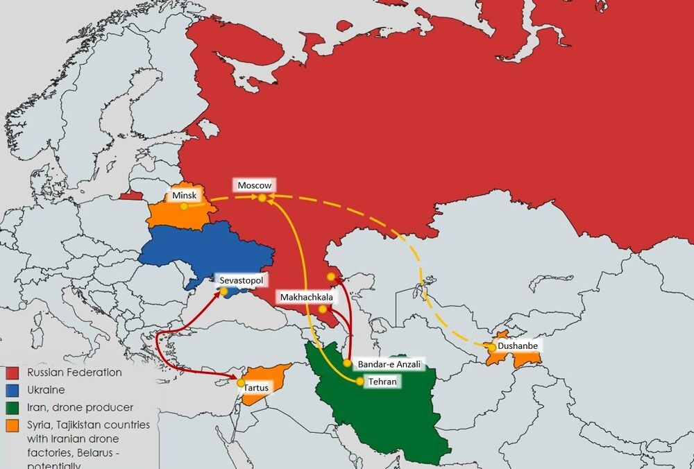Стало известно, как Иран поставляет дроны в Россию Стало известно, как Иран поставляет дроны в Россию