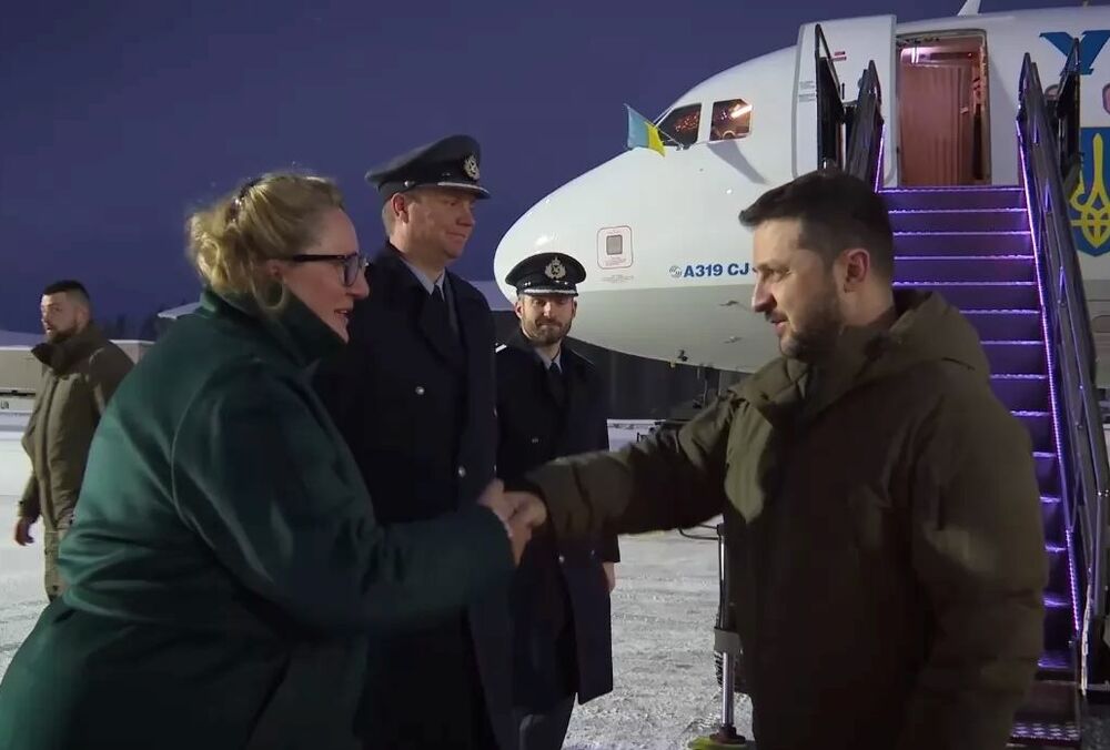 Зеленский прибыл с официальным визитом в Норвегию