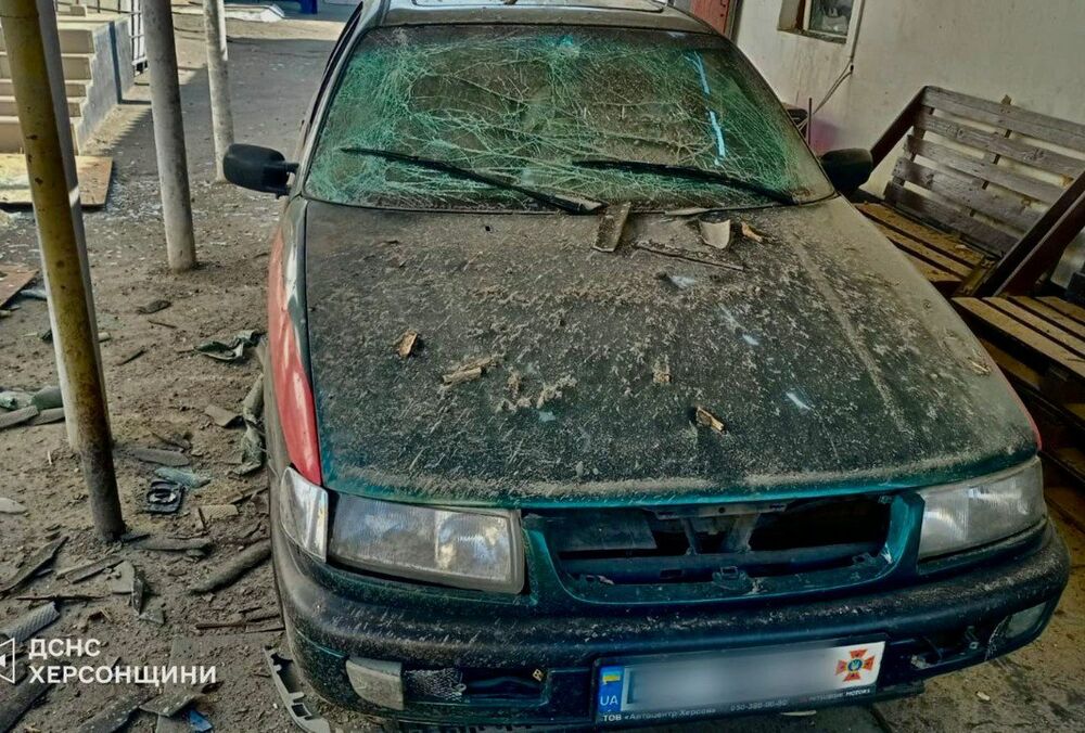 Россияне атаковали пожарную часть в Херсонской области