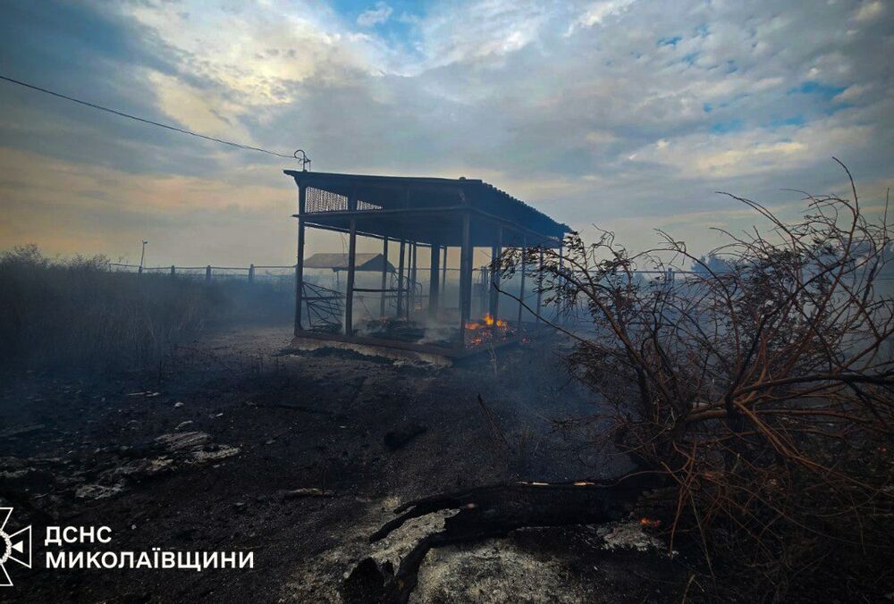 Росіяни тричі атакували дронами та обстріляли з артилерії населені пункти у Миколаївській області