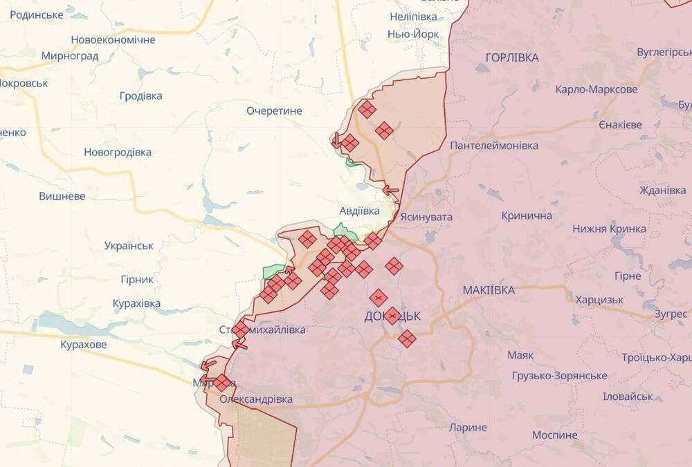 Росіяни зранку безперервно обстрілюють Авдіївку