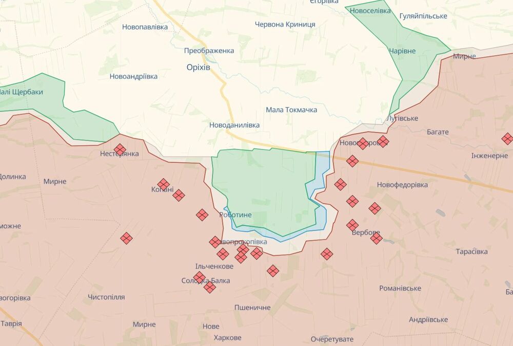 У Генштабі говорять про частковий успіх Сил оборони південніше Роботиного