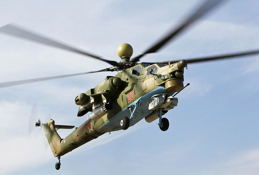 У Росії розбився гелікоптер Мі-28 міністерства оборони