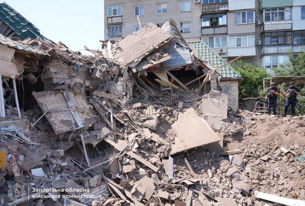 Російські військові вдарили авіабомбами по Запоріжжю