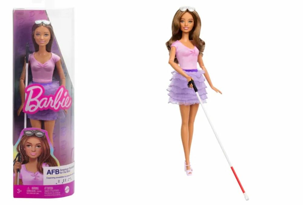 Mattel випустила для дітей незрячу ляльку Барбі