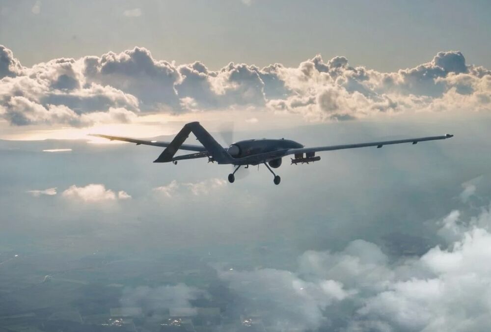 Сили ППО вчора ввечері збили безпілотник Bayraktar у небі над Києвом Сили ППО вчора ввечері збили безпілотник Bayraktar у небі над Києвом