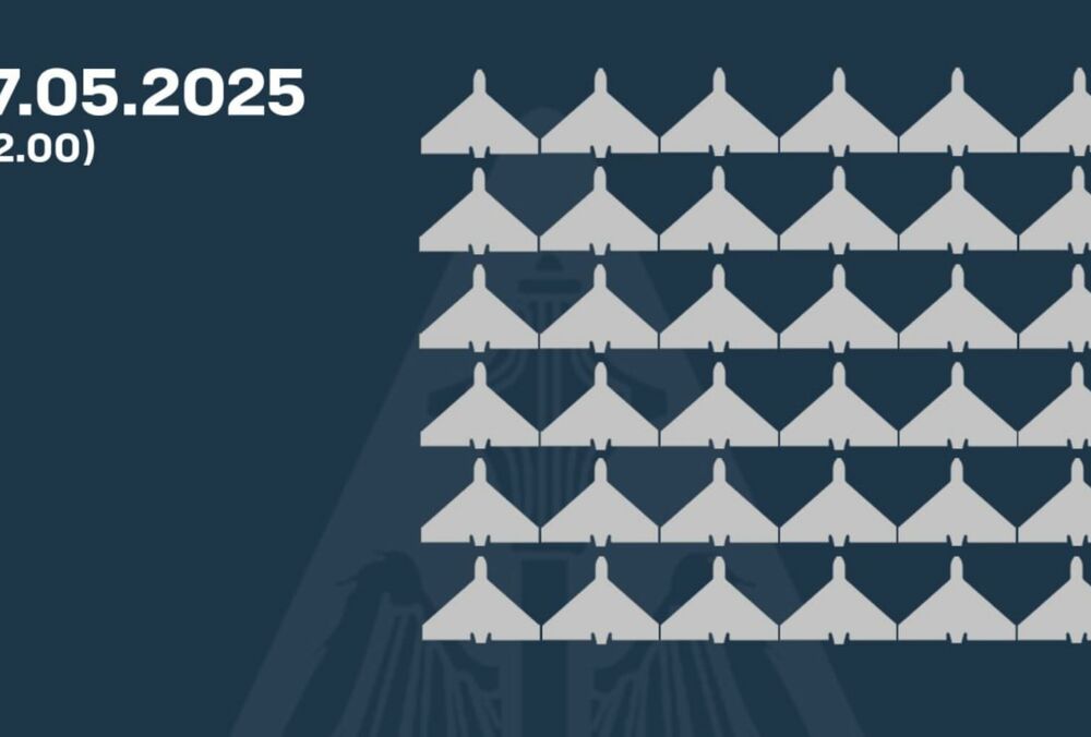 Росія атакувала Україну 62 ударними БПЛА