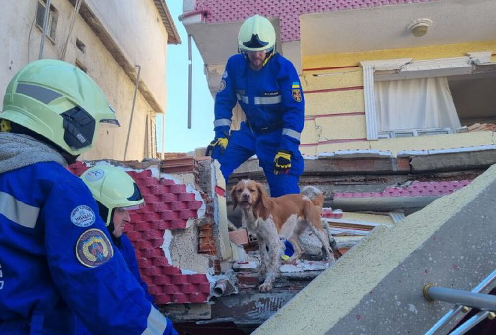 Украинские спасатели показали свою работу в Турции (фото)