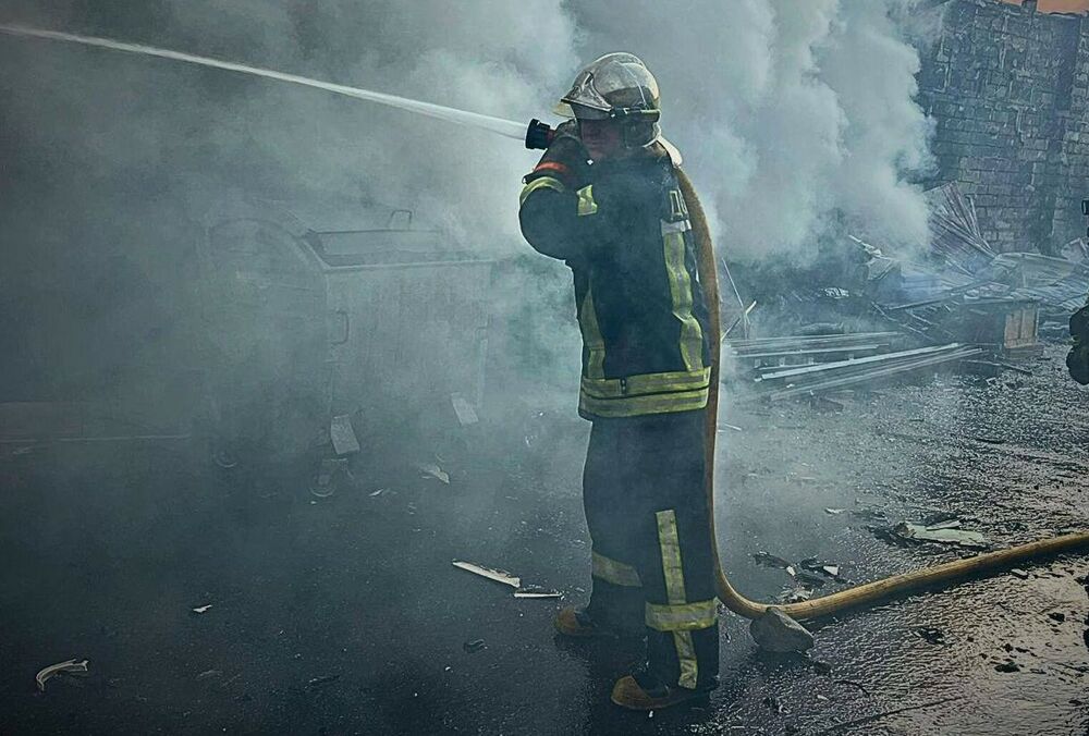 В Николаевской области вспыхнул склад с боеприпасами