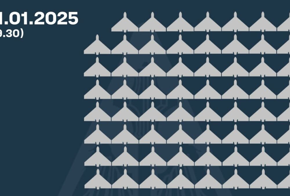 В новогоднюю ночь Россия атаковала Украину 111 беспилотниками