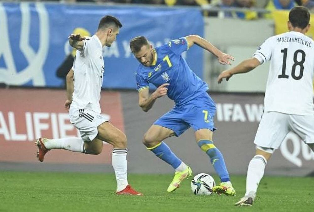 Тренер сборной Украины извинился за результаты игры с Боснией и Герцеговиной