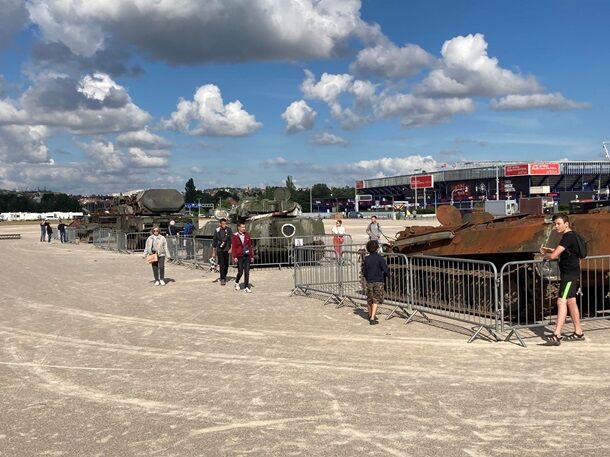 В Чехии показали российскую технику, уничтоженную украинскими военными