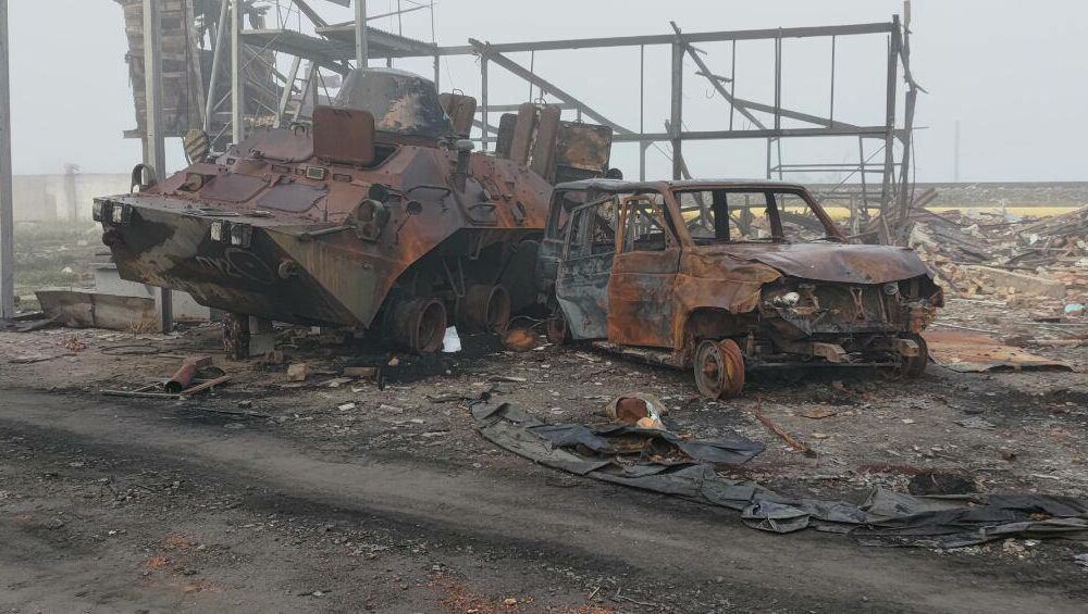 В Новой Каховке уничтожена база оккупантов: фото, видео В Новой Каховке уничтожена база оккупантов: фото, видео