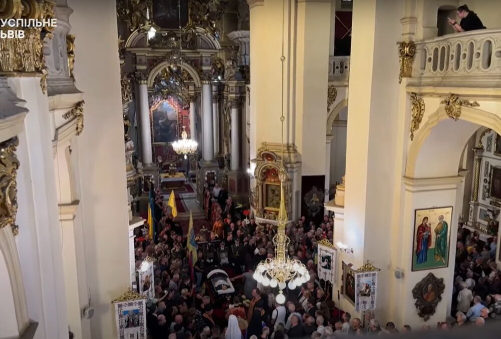 Во Львове прощаются с Андреем Парубием (видео)