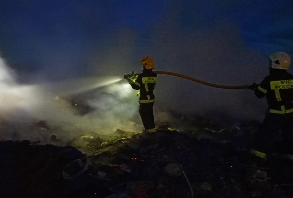 У російській Калузі загорілася електропідстанція