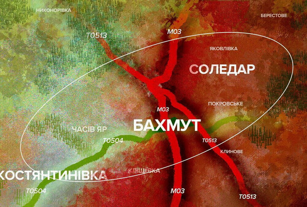 Данілов заявив, що Росія намагається захопити Бахмут як ”подарунок Путіну”