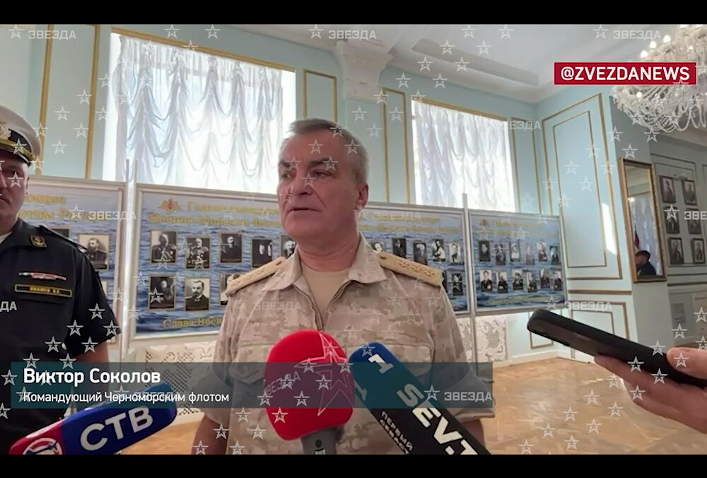 У Росії знову показали відео з командувачем Чорноморського флоту, якого оголосили загиблим