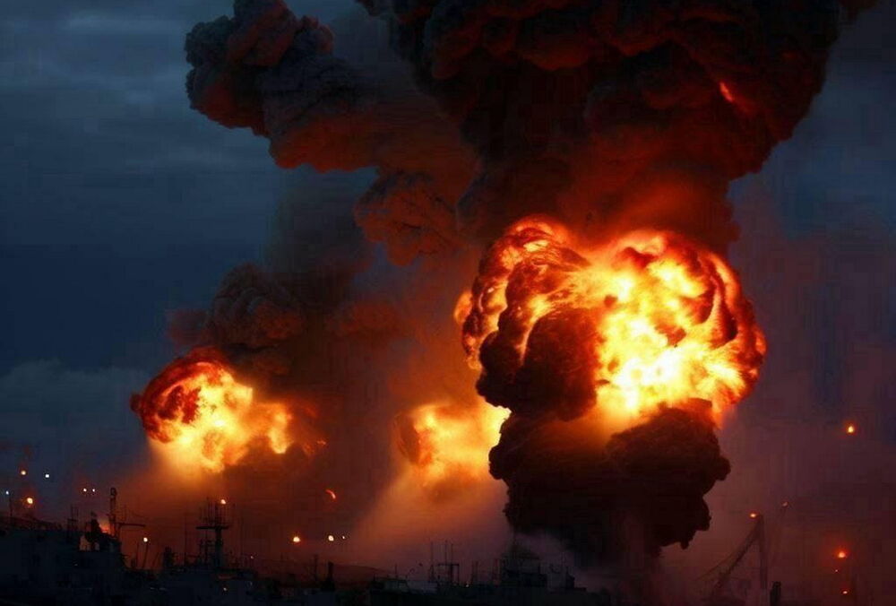 Украина нанесла удар по нефтяному терминалу в районе порта ”Кавказ” ракетами ”Нептун”