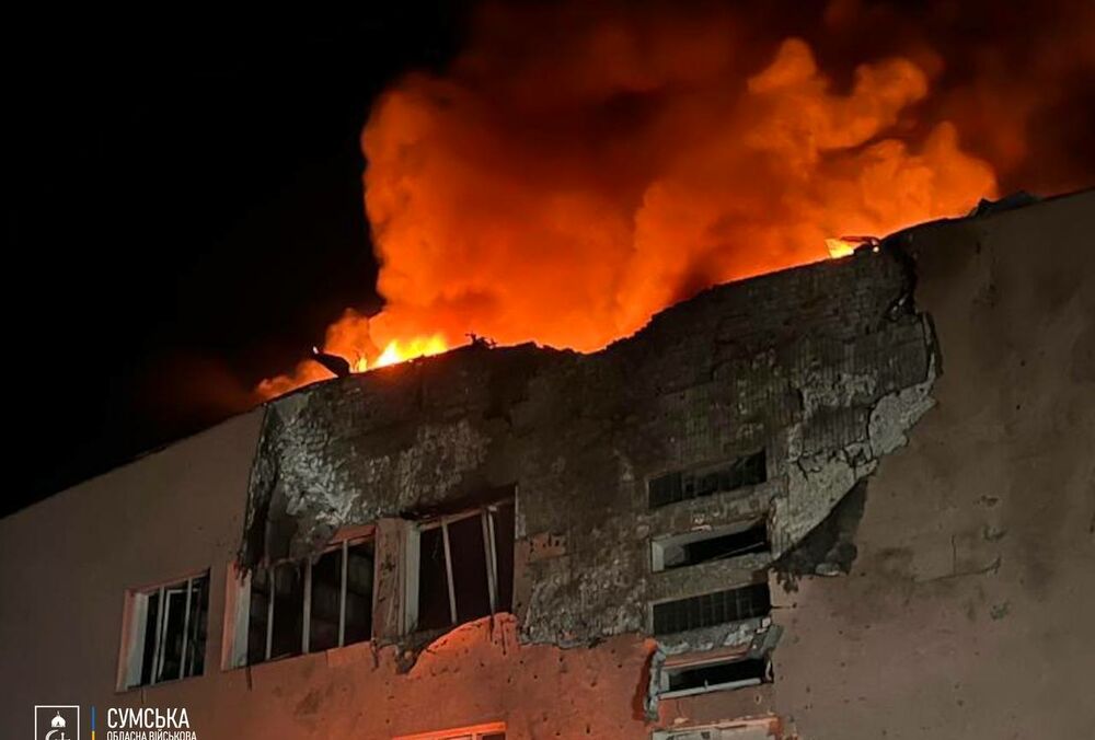 Россияне ночью атаковали дронами Сумщину