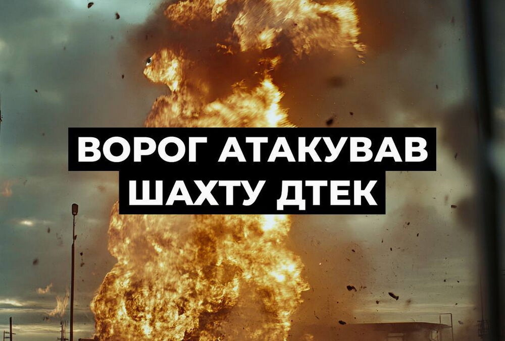 Росія знову атакувала шахту ДТЕК у Дніпропетровській області