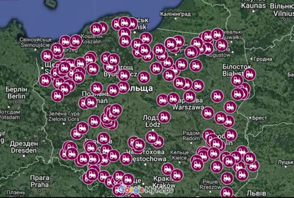 Польські фермери розпочинають протести по всій країні через імпорт з України