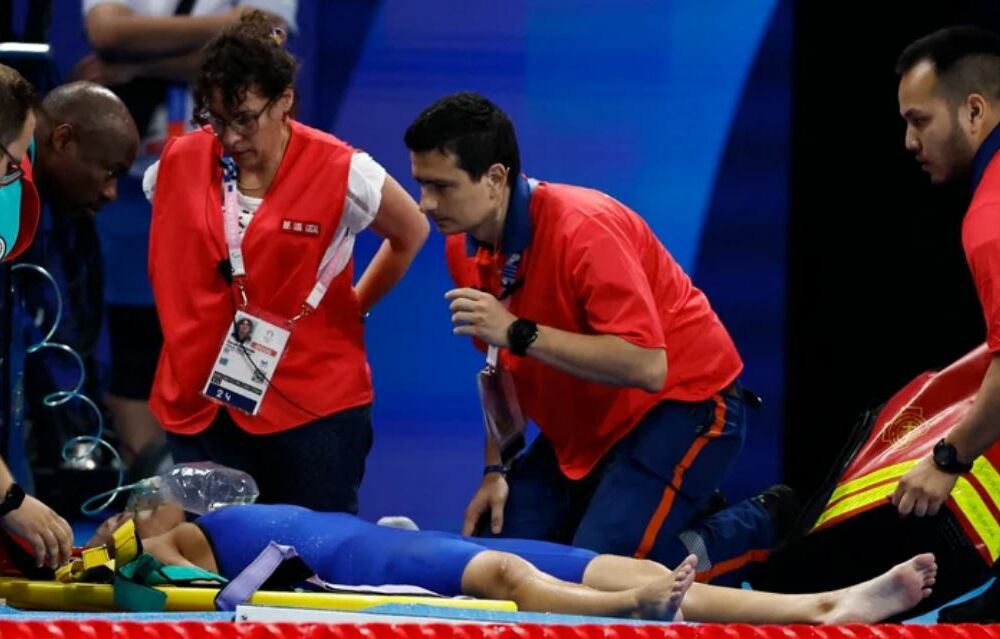 Словацкая пловчиха потеряла сознание у бассейна после квалификационного заплыва на Олимпиаде