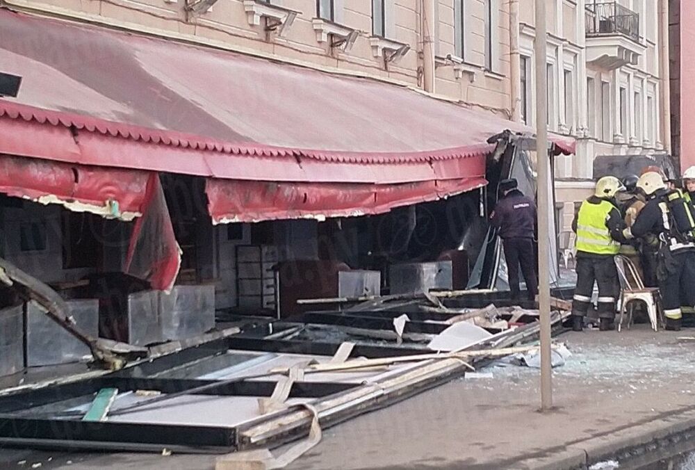 В Санкт-Петербурге раздался взрыв в бывшем кафе Пригожина