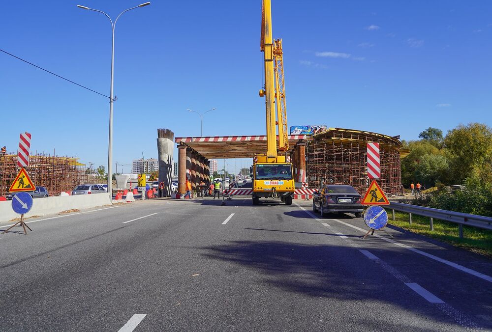 На трассе Киев-Одесса ограничили движение транспорта