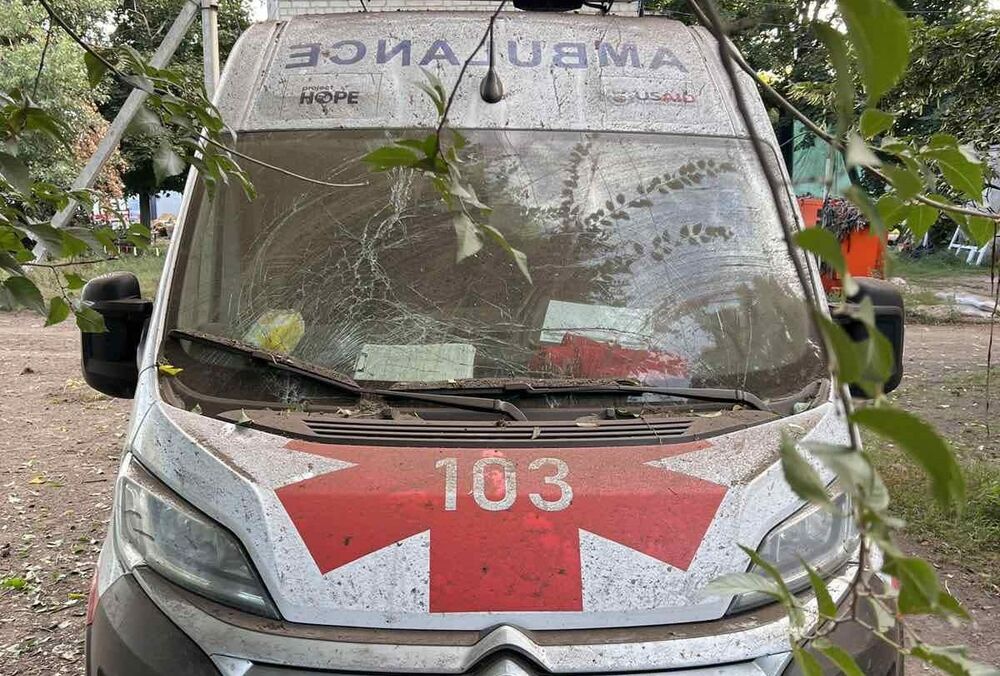 Росіяни пошкодили вісім швидких на Харківщині