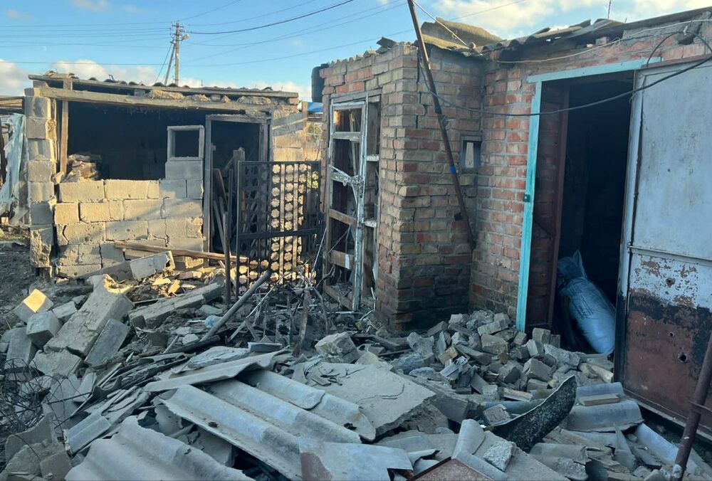 Росіяни масовано вдарили по Нікопольському району