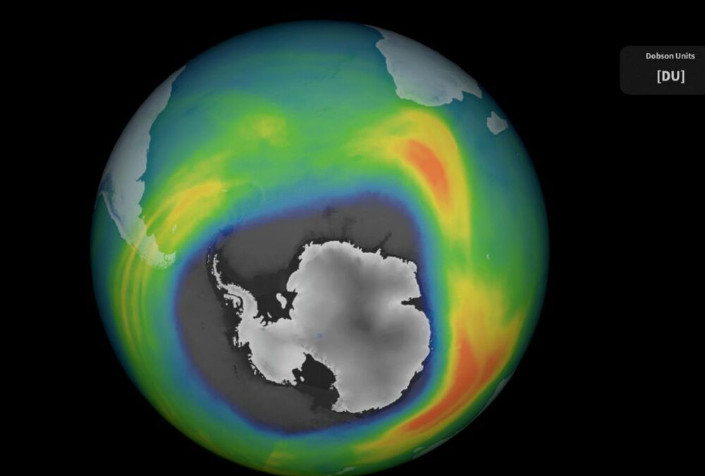 Озоновая дыра над Антарктидой выросла до рекордных размеров