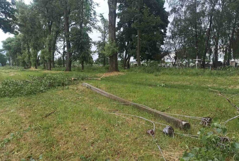 Непогода обесточила несколько десятков населенных пунктов в Сумской области