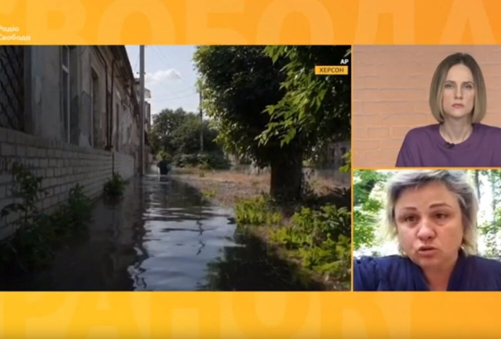 Вода Каховской ГЭС размывает канализацию, свалки и кладбища Вода Каховской ГЭС размывает канализацию, свалки и кладбища