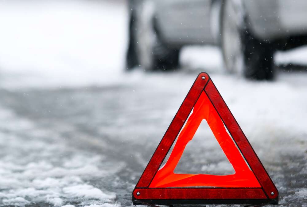 Из-за снегопада в Киеве резко возросло количество аварий