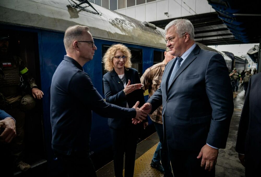 Президент Польщі Анджей Дуда прибув із прощальним візитом до Києва