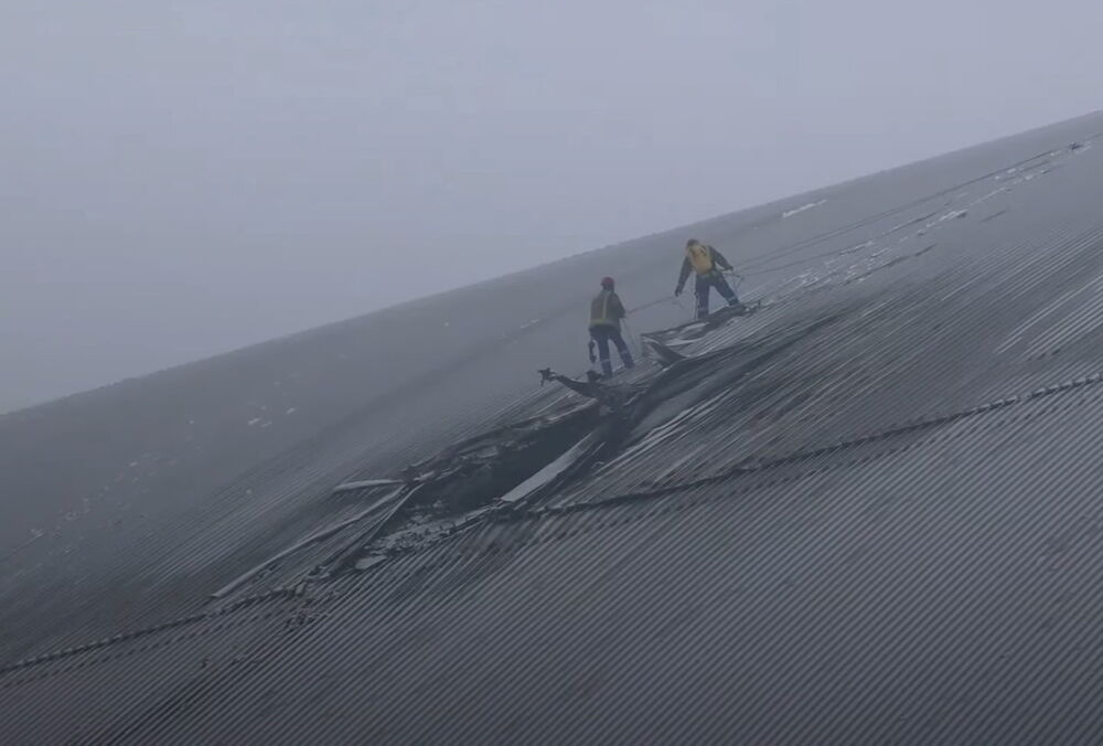 Роботу рятувальників на ЧАЄС ускладнює мороз, сніг та висота саркофагу