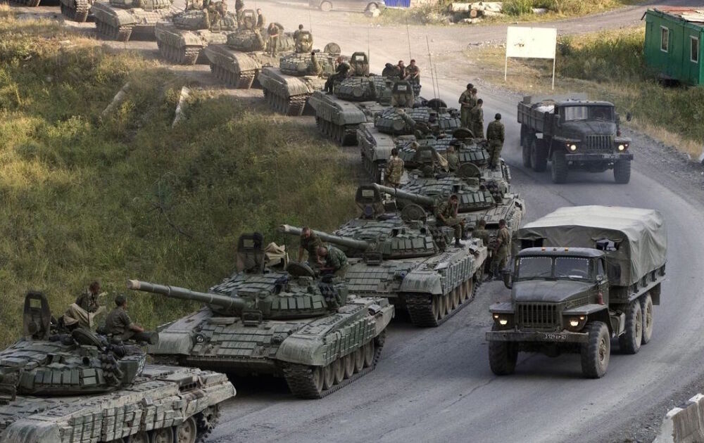 В сторону Запорожской области сунет колонна вражеской техники