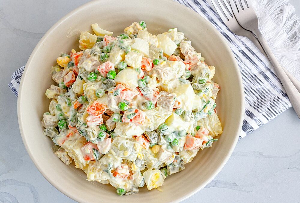 Що приготувати на Новий рік: рецепт вегетаріанського олів'є