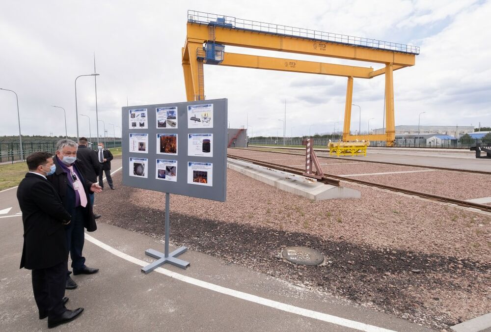 На ЧАЭС состоялось вручение лицензии на эксплуатацию нового хранилища отработанного ядерного топлива