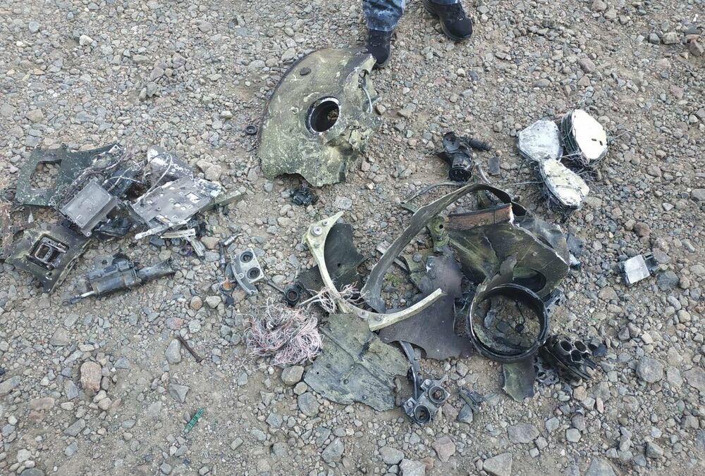 Над Одеською областю збили російську ракету: фото