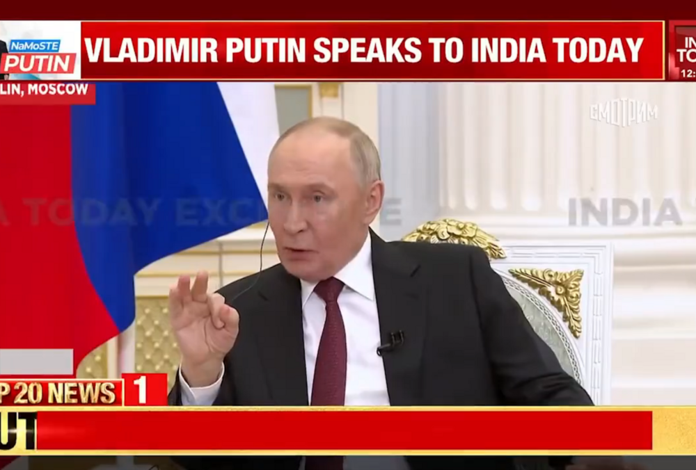 Путін заявив, що ”Росія у будь-якому випадку звільнить Донбас і Новоросію”