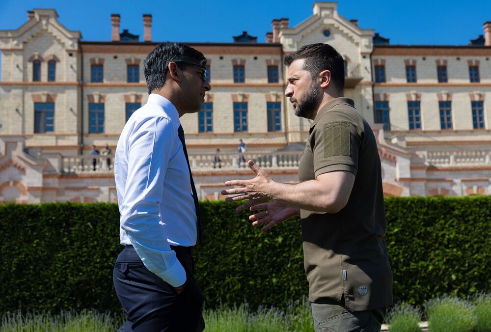 Зеленський обговорив із Сунаком посилення ППО для захисту Одеси